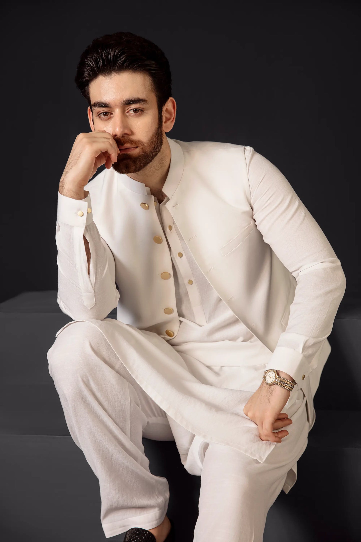 KAMEEZ SHALWAR & WAISTCOAT